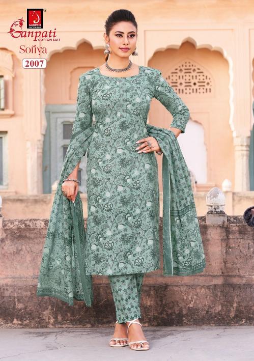 Ganpati sofiya vol-2 cottan kurti wholesale in new cloth market